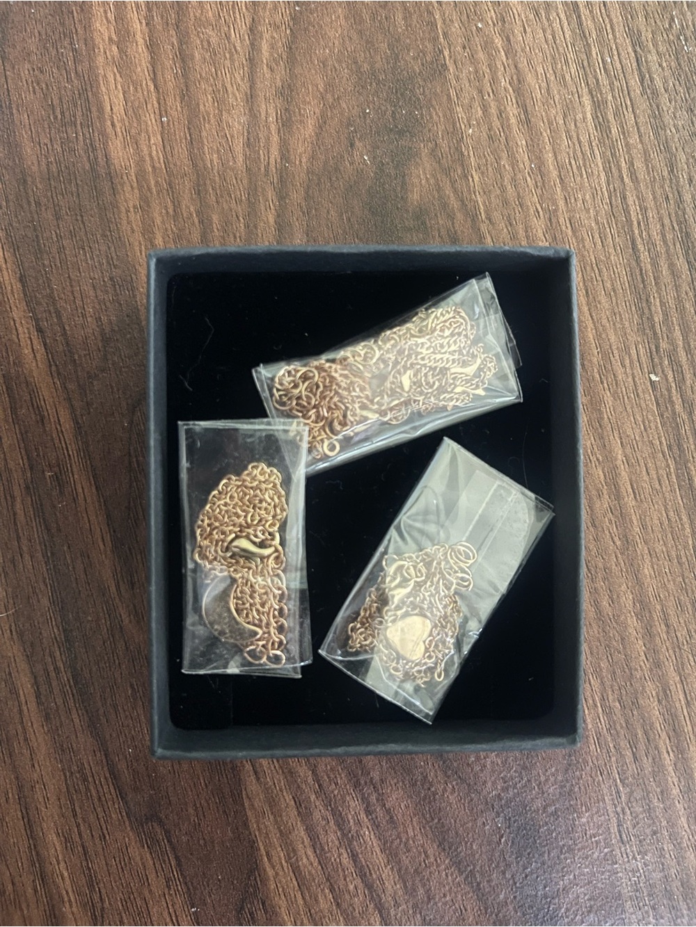Gold-Tone Chain Necklace Set for Men - Pack of 3